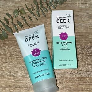 Derma Geek cleanser &‎ beta hydroxy acid detoxifying NEW sealed